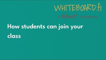 How students can join your class