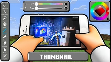 How I Make A Viral MINECRAFT THUMBNAIL in 2025 🌟✨