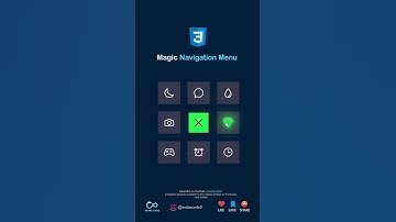 Magic Navigation Menu | Smooth & Stylish" #coding #cssanimation #codinglife #css