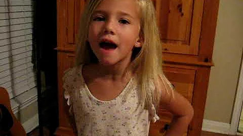 Stormie singing a "Chris Dozier" song
