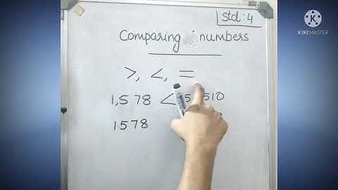 Maths   Std 4    Comparing Numbers  Chapter 1- Part(6)