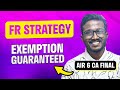 How to score 60 in toughest fr exam  ca final  air 6  ankush chirimar