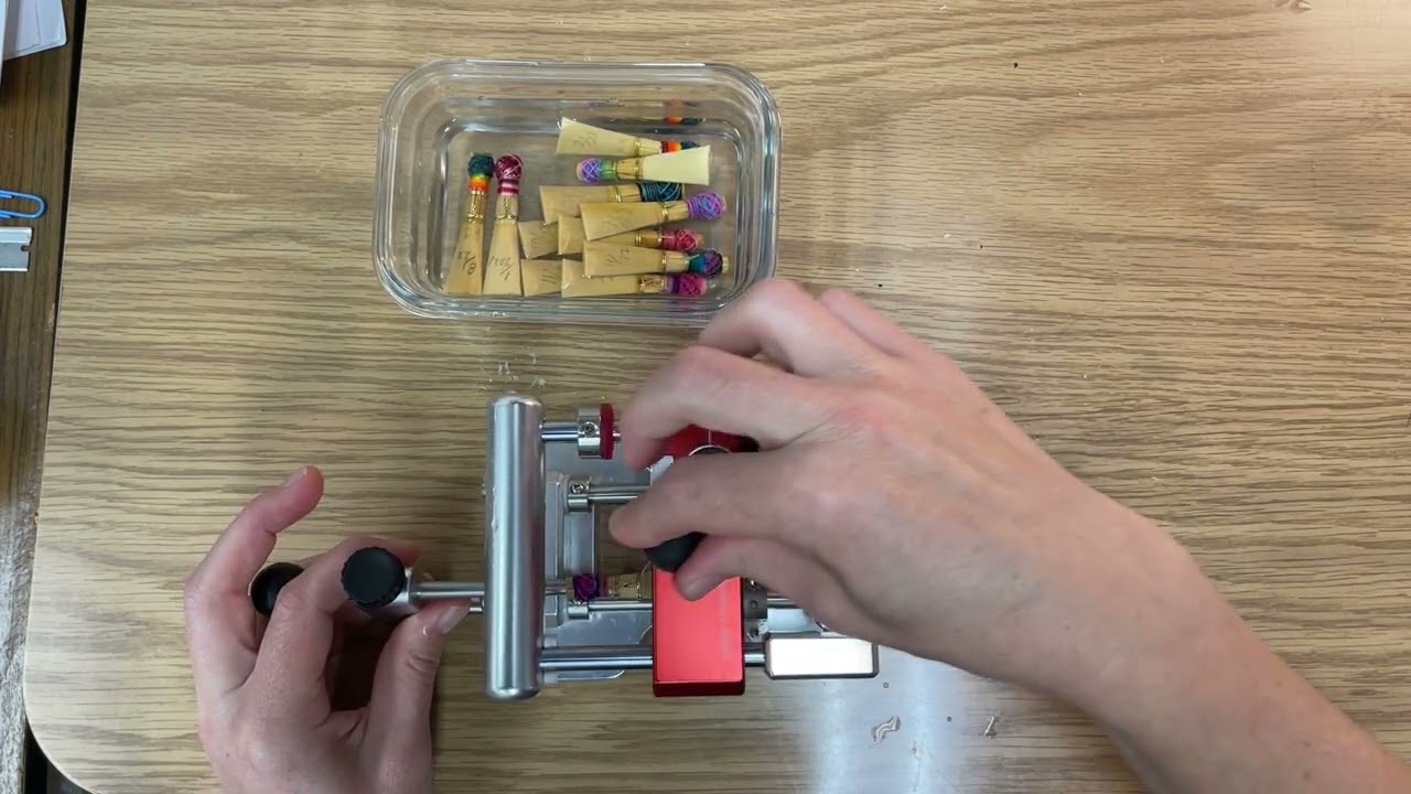 Bassoon Reed Making: Tip Profiling