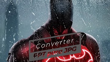 Como convertor arquivos em POWER POINT para JPG