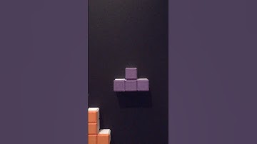Tetris with 3d printed pieces!