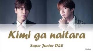 Super Junior D&E - Kimi ga naitara (キミが泣いたら) | Kan-Rom-Eng | Color Coded Lyrics