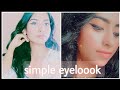 #makeup #eyelook #glamlook 2mit 😍 simple beautiful eyelook how to create