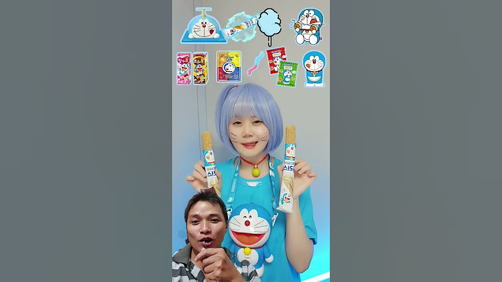 ăn các loại bánh kẹo Doraemon #mukbang