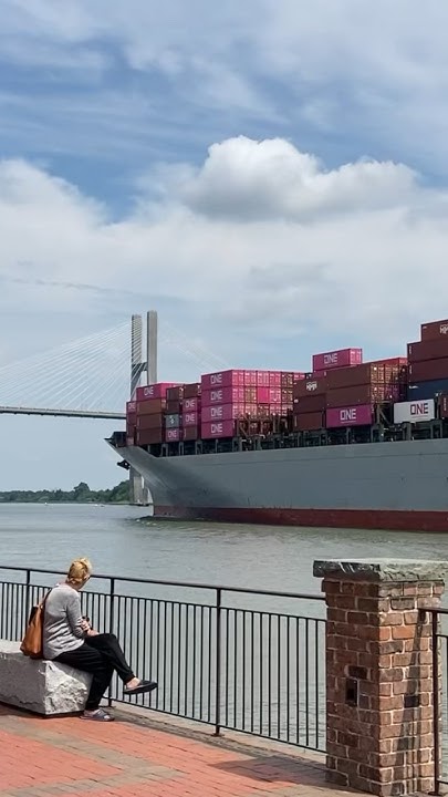 container-ship-savannah-ga-bigboat-savannah-youtube