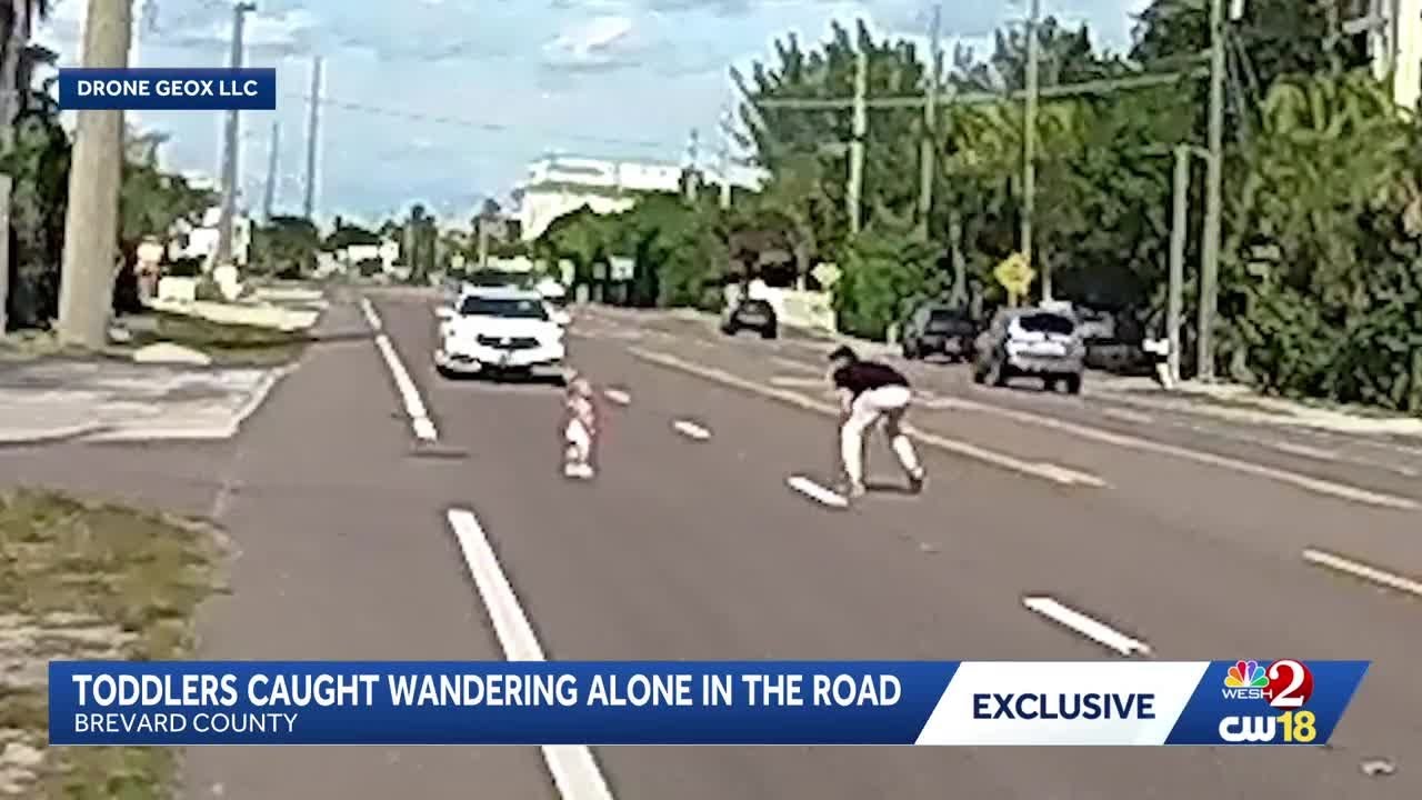 Man rescues toddlers wandering in busy A1A traffic in Brevard County