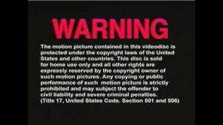 FBI Copyright Warnings!