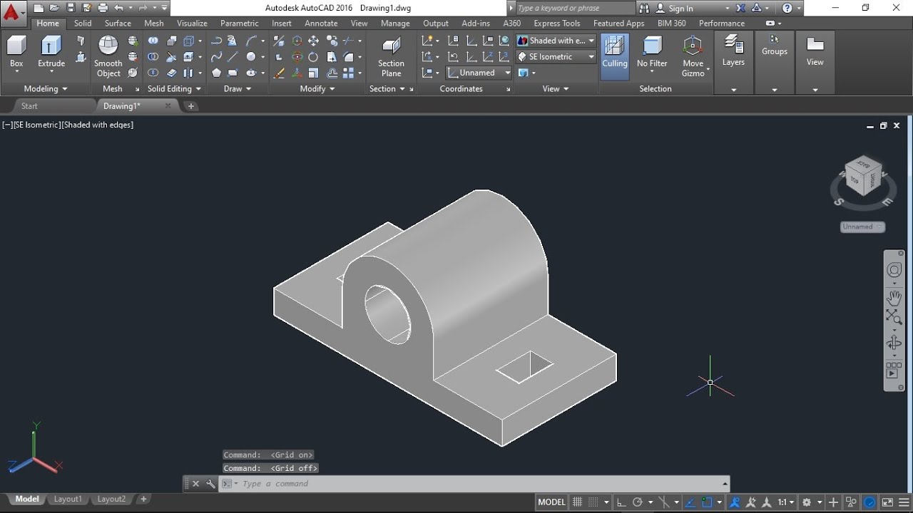 3D Modeling Using Autocad | Mechanical 3D Model | Autocad | Tagalog ...