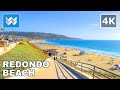 4K Scenic Walk: Redondo Beach Esplanade in South Bay Los Angeles, California 2020 🎧