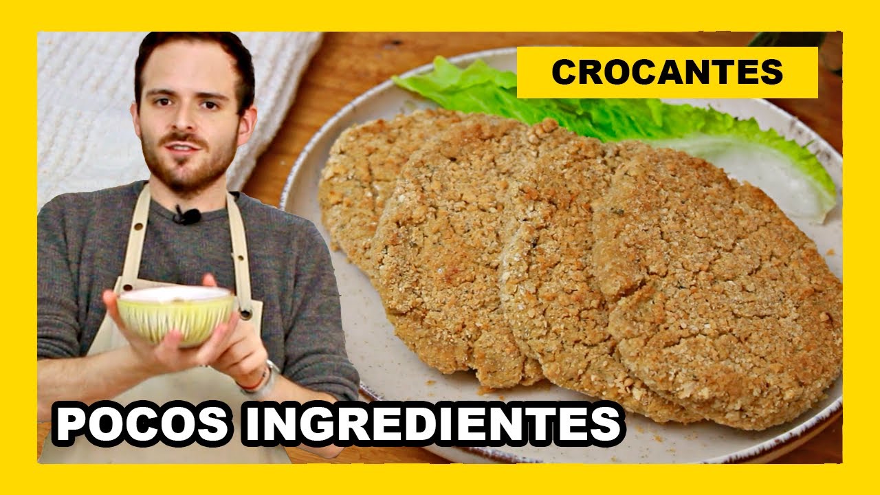 🔶  Estas MILANESAS DE GARBANZO son súper fáciles, te van a encantar - receta vegana