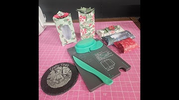 How to use the Pillow Box Punch Board by We R Memory Keepers.  Also NEW 3 sided box.