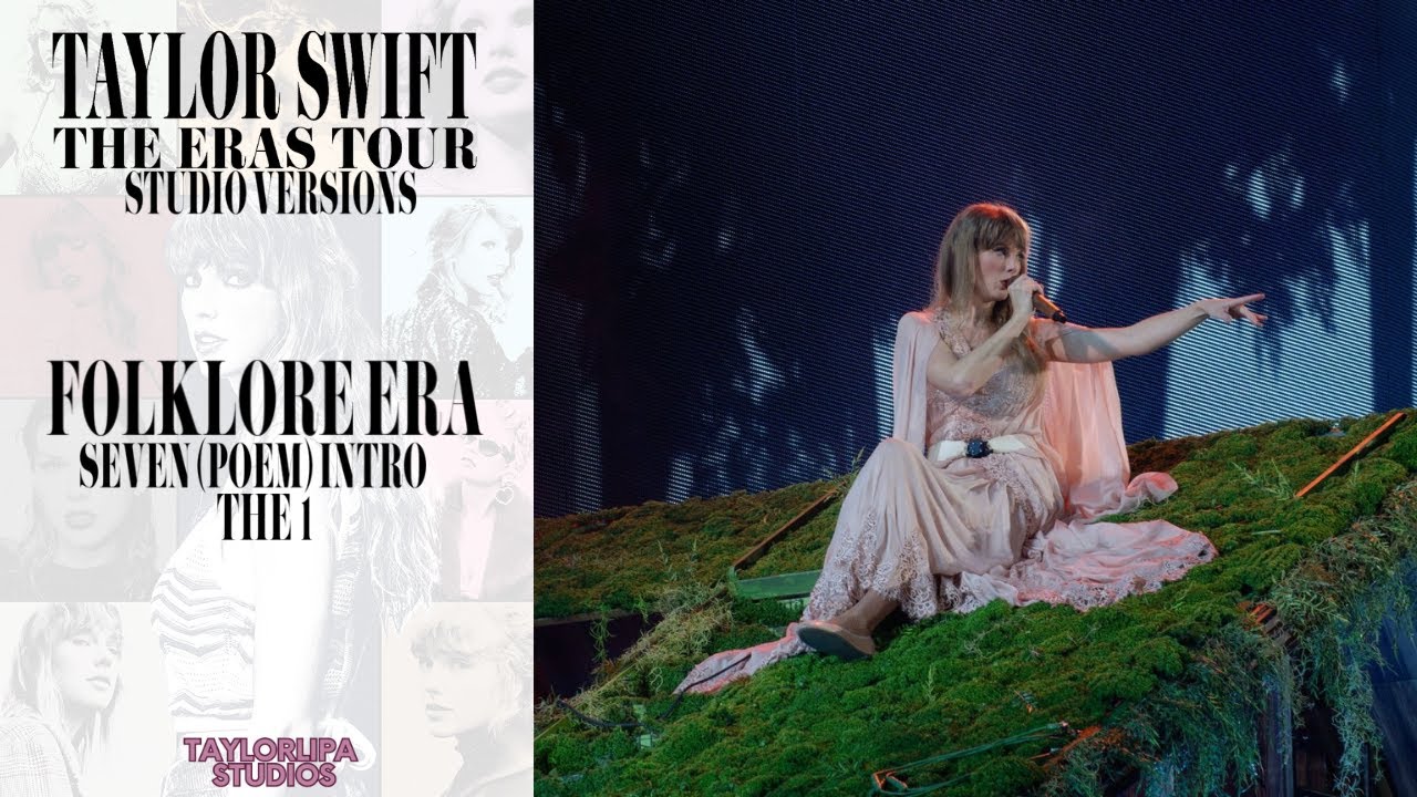ミュージシャン The Eras Tour Taylor Swift - seven intro / the 1 - (Eras Tour Studio Version