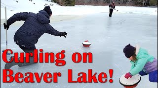 Championship Curling on Beaver Lake!