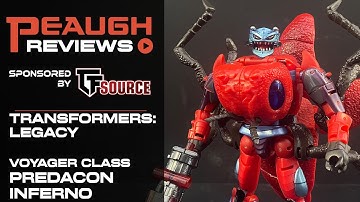 Video Review - Transformers: Legacy - Voyager PREDACON INFERNO