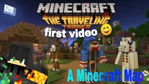 MY FIRST VIDEO : A minecraft map " The travelling trader ".#viralvideo #new #trending