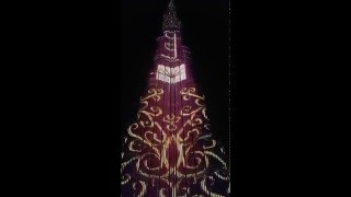 Amazing Burj Khalifa Light show 2016 - Festival Month