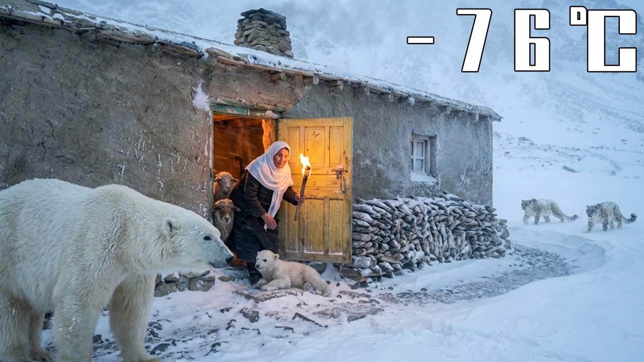 –76°C Blizzard: 91-Year-Old Saves Frostbitten Polar Cub—Mama Bear Saves Her & Sheep vs Snow Leopards