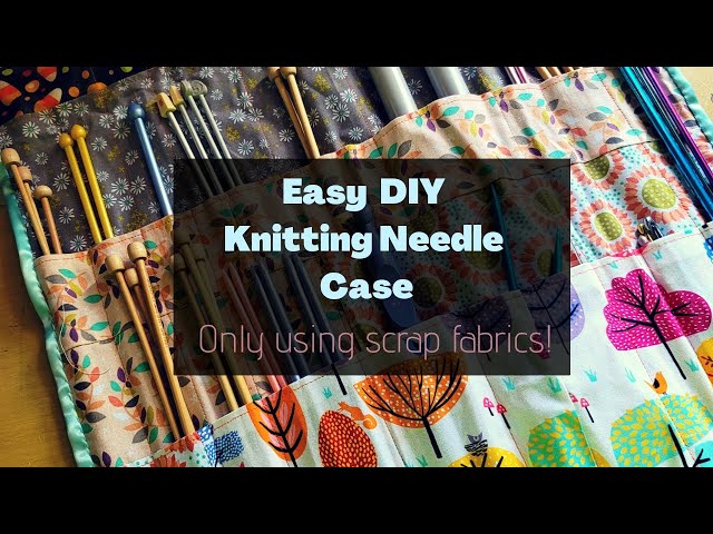 Tinnberry Knitting Needle Case sewing tutorial, part 1. 
