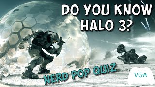 HALO 3 Quiz!  Test your Knowledge with this Halo 3 Trivia Nerd Pop Quiz #halo #gaming #gamingtrivia