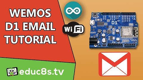 Arduino ESP8266 Tutorial: Send an email easily with your Wemos D1 board using a PHP script!