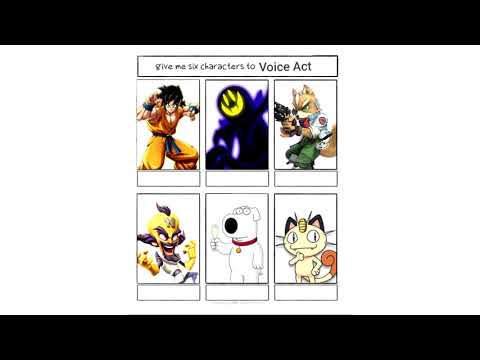 6 Character Voices Challenge: Round 2!