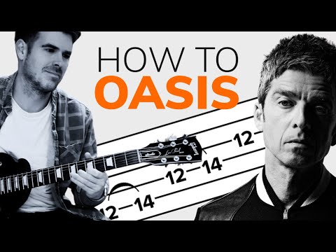 How to Play Lead Guitar Like Noel Gallagher - Oasis guitar lesson (with TABS)