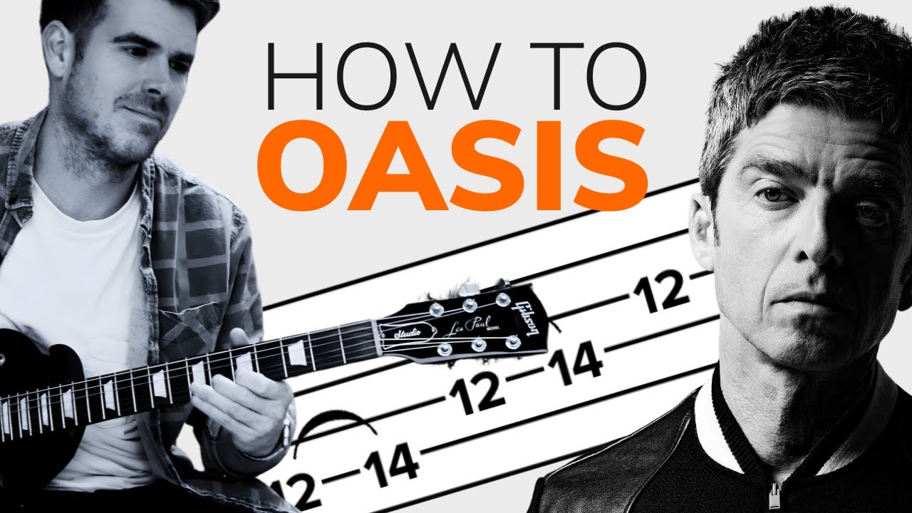 How to Play Lead Guitar Like Noel Gallagher - Oasis guitar lesson (with TABS)