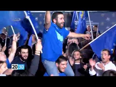 რა ხდებოდა \"ქართული ოცნების\" ოფისთან ეგზიტპოლების გამოცხადების შემდეგ