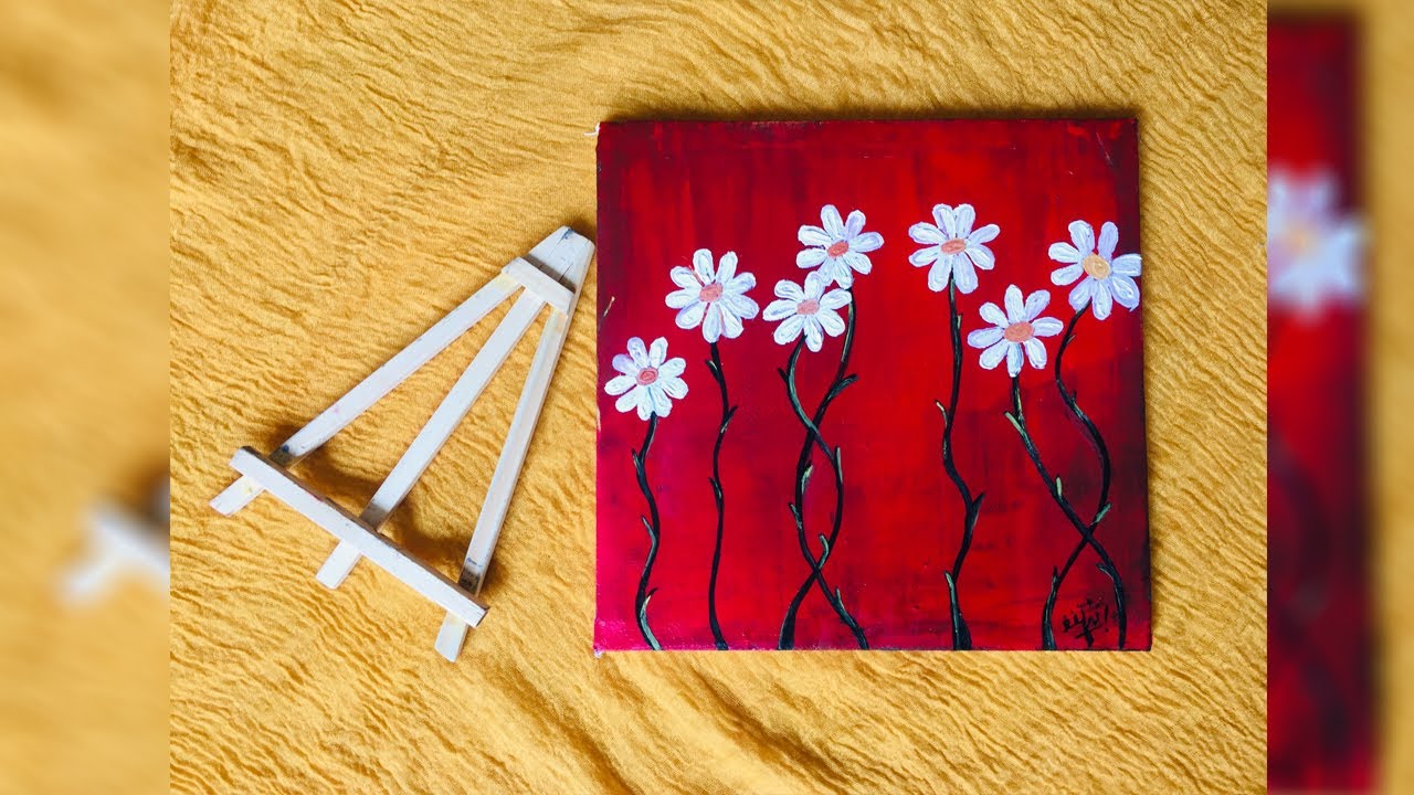 "How To Reuse Canvas For Oil Painting" Timelapse ART Oil Painting For Beginners YouTube