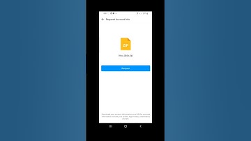 Imo request account info | imo data zip download | imo data zip option | #shorts
