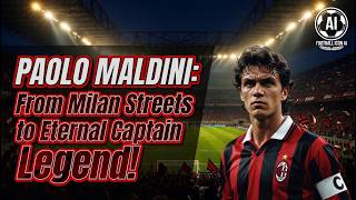 Paolo Maldini: From Milan Streets to Eternal Captain Legend! #football #maldini