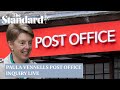 Post Office Inquiry LIVE: Watch former CEO Paula Vennells give evidence