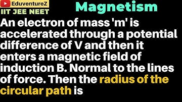 An electron of mass 