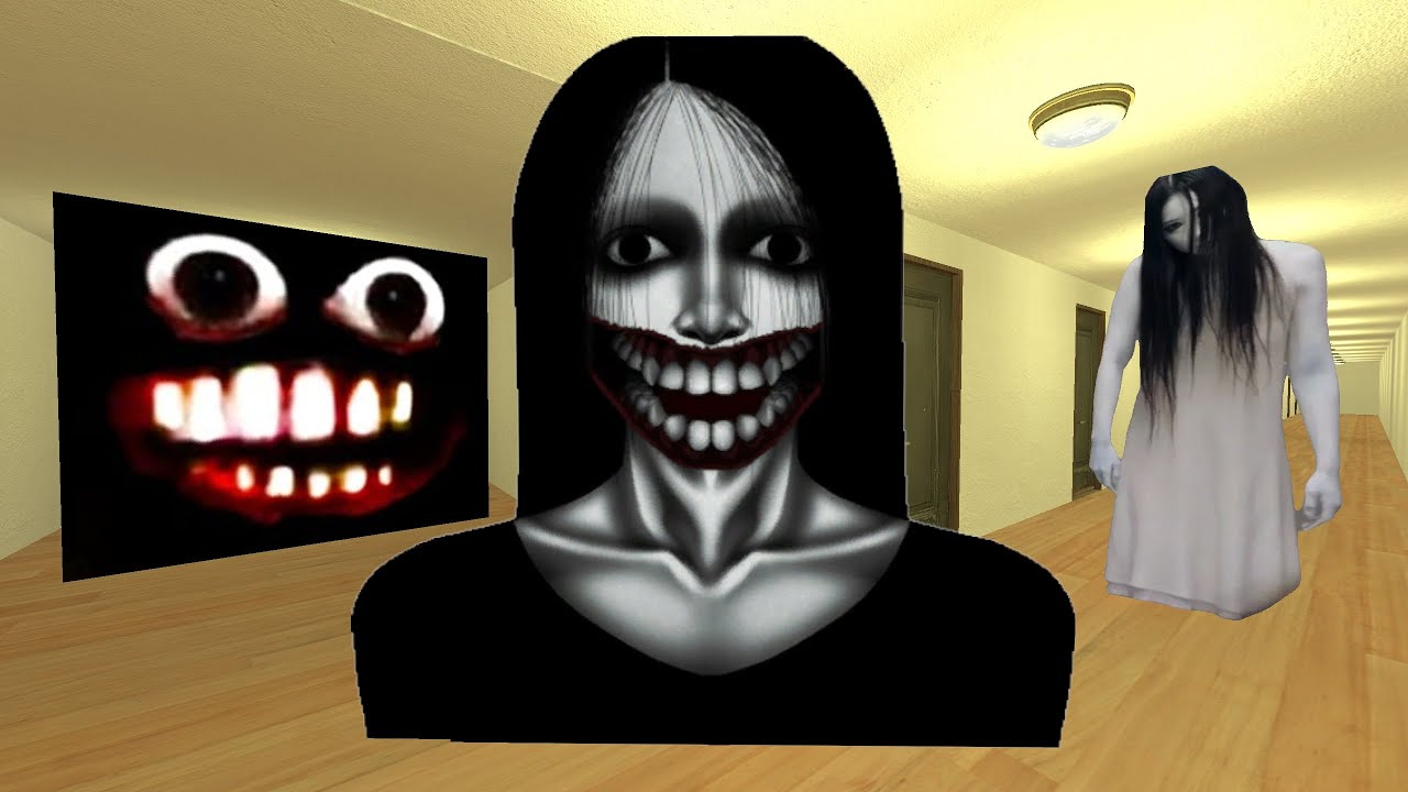 Kuchisake Onna, Scary Face And Kayako Saeki Nextbot Gmod