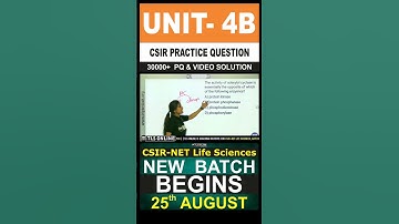 | CSIR Practice Question | Unit 4. Cell Communication and Cell Signaling | Topic: B Cell signaling |