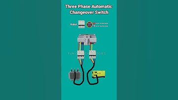 Three Phase Automatic Changeover switch wiring Connection Animation
