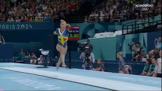 Sabrina Voinea Vault Team Final 2024 Olympics