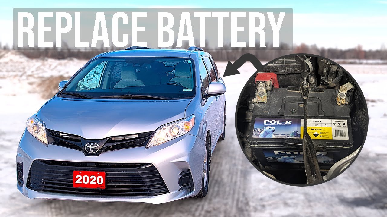 How to [EASILY] Replace the Battery - Toyota Sienna (2011-2020) - YouTube
