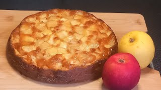 Avez-vous des pommes 🍎? Faîtes ce délicieux gâteau 😋#asmr #gateaumaison