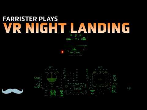 Night Carrier Landings in VR | DCS World F/A-18C 4K Gameplay