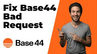 Fix Base44 Bad Request (Quick Troubleshooting Guide)
