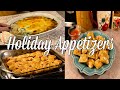 HOLIDAY APPETIZERS|Bacon Spinach Dip, Glazed Pigs in a Blanket, & Fried Ravioli!