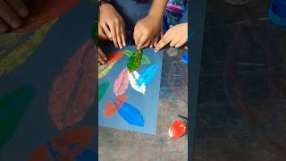 Player Profile Creative Leaf Painting Activity  | Nature Art for Kids and Students#leafpainting  #mastiwithstudents