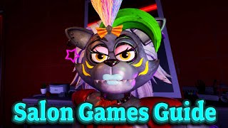 Salon: S.T.A.F.F Makeover, Glam Makeover, and Roxy Repair Guide FNAF Help Wanted 2