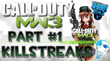 MW3 Multiplayer Killstreaks Part 1 - Assault & Support - AC-130 | Drone | Turret | Osprey | Bomber