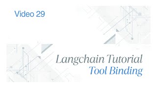 Tool Binding Explained — Connecting AI Models to Functional Tools | Video 29 | LangChain Series